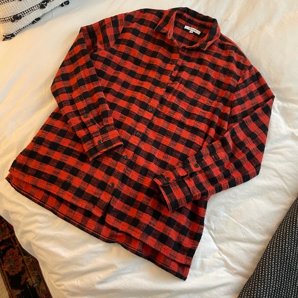 Madewell Boyfriend Plaid Shirt - Picture 3 of 8
